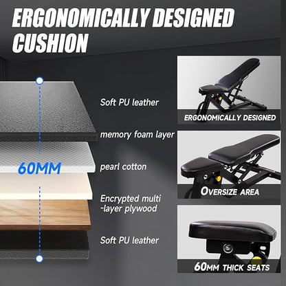 FANATICS Weight Bench 1000 LBS
