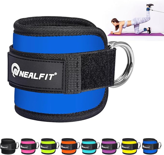 Ankle Strap for Cable Machine, Gym Ankle Cuff for Kickbacks, Leg Extensions, Glute Workouts, Booty Hip Abductors Exercise for Women and Men