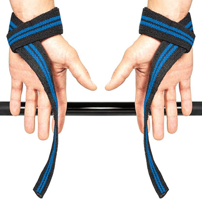 Lifting Straps (1 Pair) - Wrist Straps for Weightlifting - Lifting Straps Gym for Deadlift - Weight Lifting Straps for Weight Training - Gym Straps for Workout, Powerlifting, Strength Training and Bodybuilding - For Men and Women