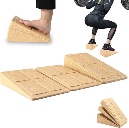 Slant Board Squat Wedge for Calf Stretching，3 Pcs 12" x 6.3" Foot Stretcher Balance Board for Plantar Fasciitis, Adjustable Foam Slant Board Wedge Great for Exercises