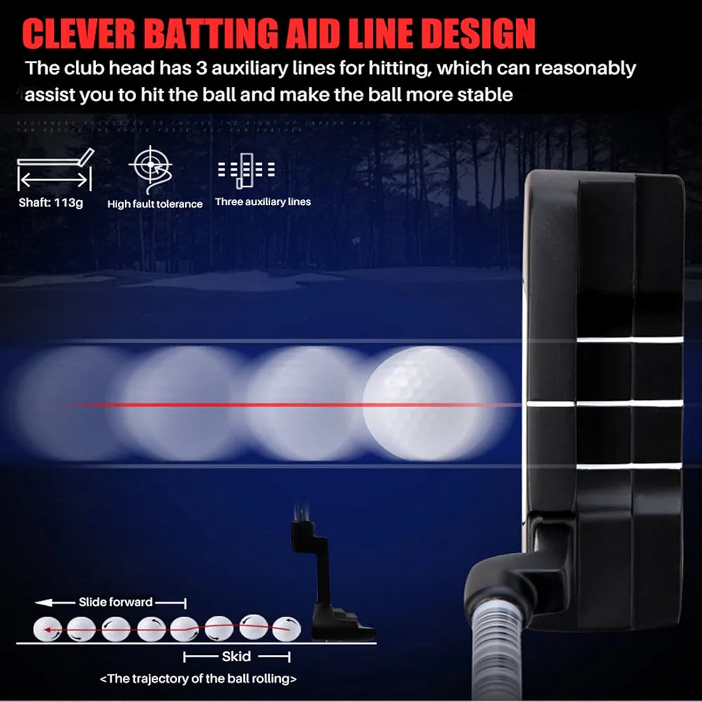 PGM Golf Putter - Blade Putters for Men & Women - Easy Flop Shots – Legal for Tournament Play- Right Handed