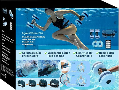 Sportneer Water Aerobics Pool Exercise Equipment New 6-Piece