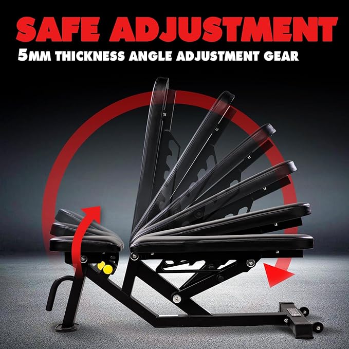 FANATICS Weight Bench 1000 LBS