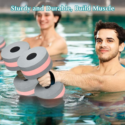 Aquatic Dumbells Set of 2 Water Dumbells Pool