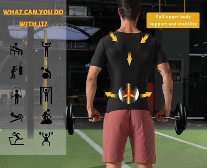 Men Sauna Shirt Sweat Suit Slimming Vest Workout