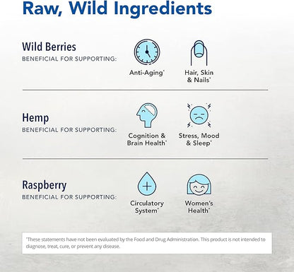 NORTH AMERICAN HERB & SPICE NutriHemp Raw, Raspberry Extreme - 28.2 oz - Sprouted Brown Rice & Hemp Protein - with High-Antioxidant, Ketone-Rich Raspberry Powder - Vegan, Non-GMO - 28 Servings