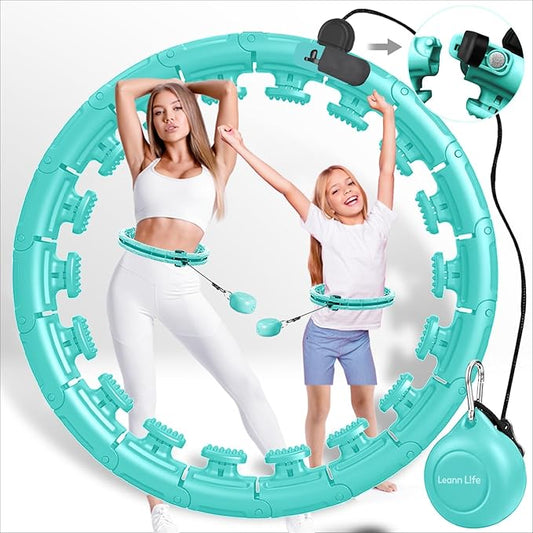 U1-28/30 Knots, Magnetic Lock Smart Weighted Hula Hoop