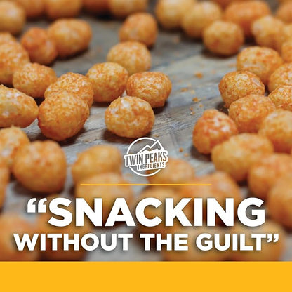 Twin Peaks Low Carb, Keto Friendly Protein Puffs, (Combo Pack, 2.1 Ounce), 2 Servings, 3 Pack (60g, 42g Protein, 4g Carbs)