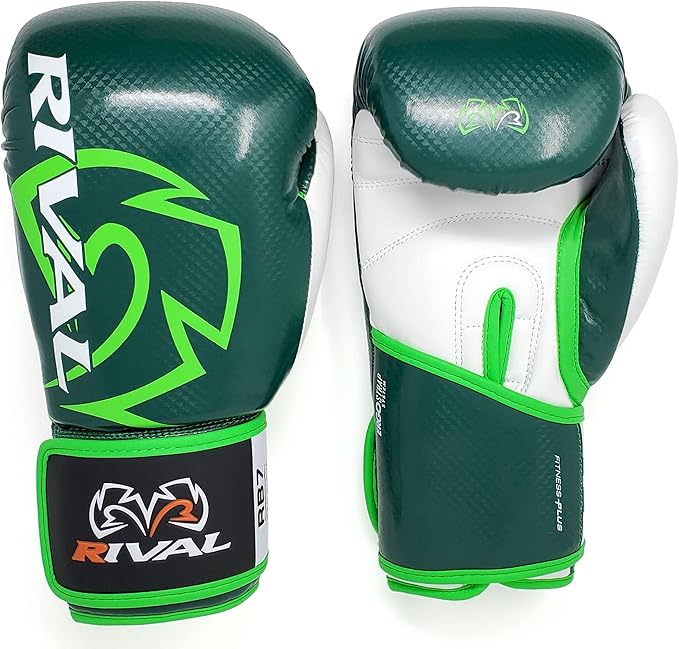 RIVAL Boxing RB7 Fitness Plus Bag Gloves, Ergo Strap System and High-Density Layered Padding for Heavy Bag and Mitt Work