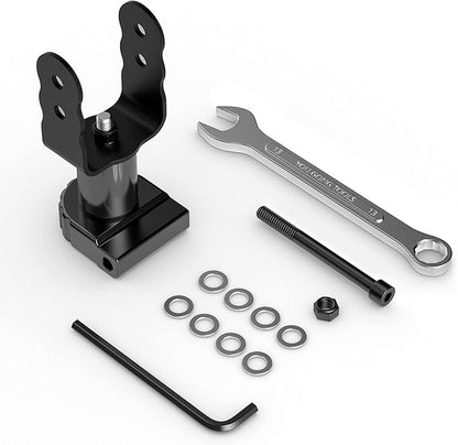 COOLWUFAN Peloton Screen Swivel Mount, 360° Upgraded Screen Rotate Monitor Adjuster for Peloton Bikes (Not Compatible with Peloton Bike+)