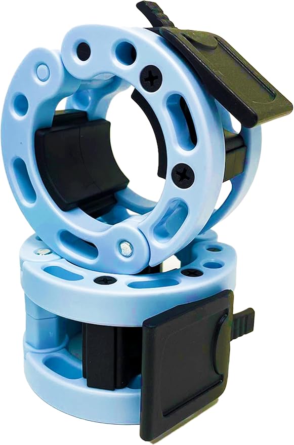 Clout Fitness Olympic Barbell Clamps Collars Quick Release 2 Inch