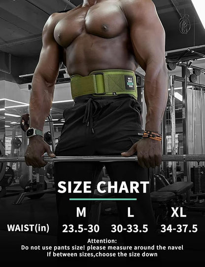 BVVU Weight Lifting Belts for Men Quick Locking