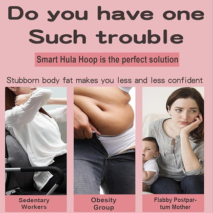 28 Knots Weighted Hula Hoop for Weight Loss 5 Resistance