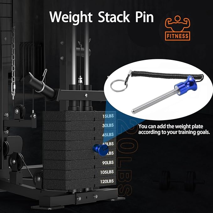 Weight Stack Pin,Magnetic Weight Pin,Diameter 4 Inch Solid Aluminum Alloy Universal Gym Pin Weight Machine Pin for Home Gym Exercise Machine Accessories(2pcs)
