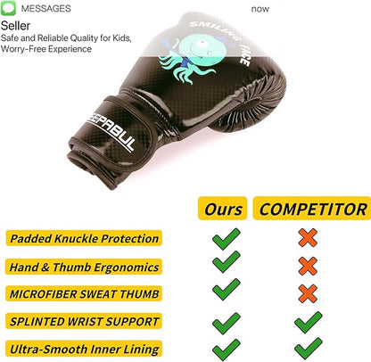 Upgrade Kids Boxing Gloves for 3-8 Year Boys and Girls, Toddler Boxing Gloves for Kids Training, Boxing Gloves Kid Sparring for Punching Bag, Kickboxing, Muay Thai, MMA