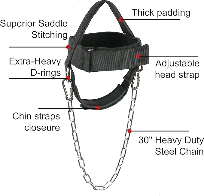 Neck Harness with Adjustable Neck Strap and 30"