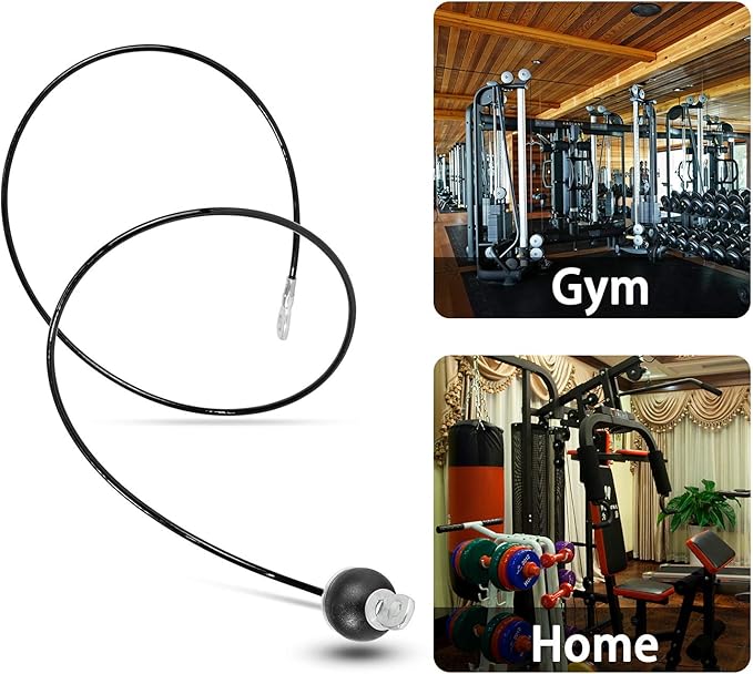 Pulley Cable Thick 5mm Steel Wire Rope for Cable Machines Home Gym Equipment Replacement Fitness Exercise Attachment