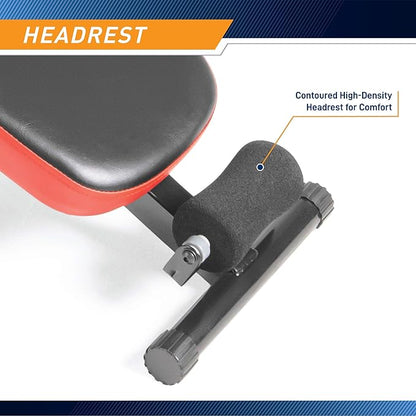 Marcy Utility Slant Board w/ Headrest – Folding SB-4606 , 29.00 x 18.00 x 59.00 inches