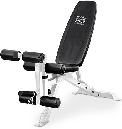 Marcy Adjustable Weight Bench w/Dual Leg Developer for Home Gym Workouts
