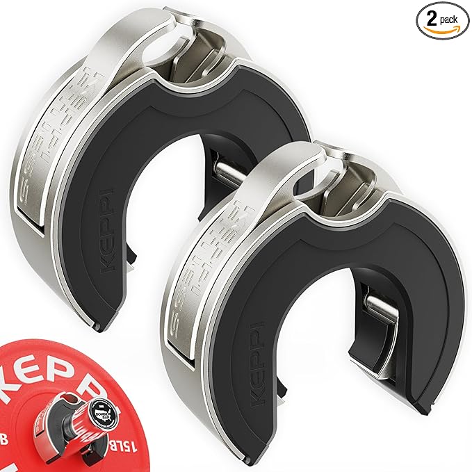 KeppiFitness Barbell Clips 2 Inch