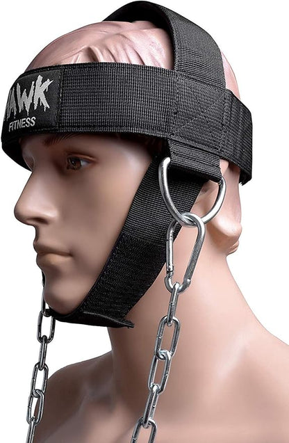 Neck Harness for Men and Women with Adjustable 30" Steel 150 lbs.,
