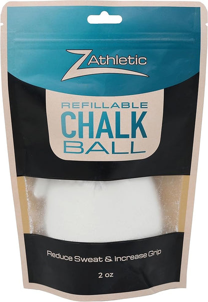 Z Athletic Gym Chalk Ball for Rock Climbing, Gymnastics, and Weightlifting