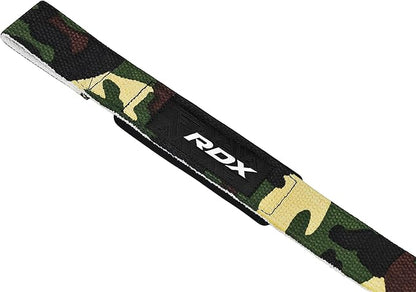 RDX Weight Lifting Straps Deadlifting Powerlifting, 5MM Neoprene Wrist Support, Anti Slip 60CM Hand Bar Grip, Heavy Duty Bodybuilding Weightlifting Workout, Soft Cotton, Strength Training Gym Fitness