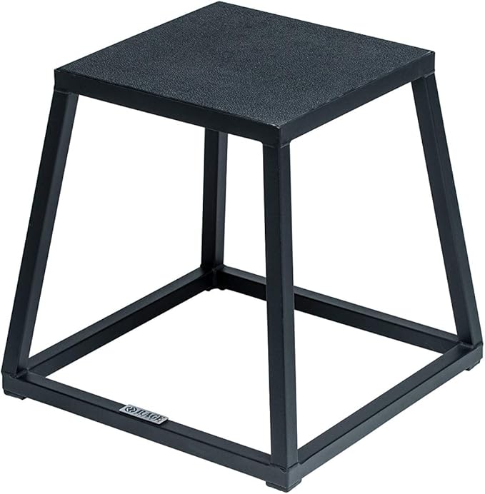 Rage Fitness Steel PlyoBox12-18-24-30Inch High Anti-SlipPlyometric JumpBoxes For Agility