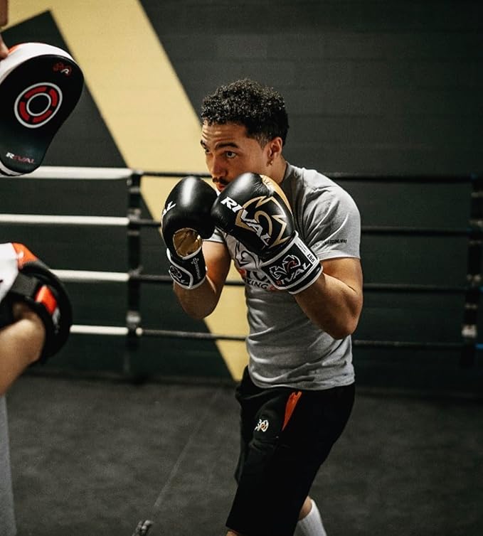RIVAL Boxing RB7 Fitness Plus Bag Gloves, Ergo Strap System and High-Density Layered Padding for Heavy Bag and Mitt Work
