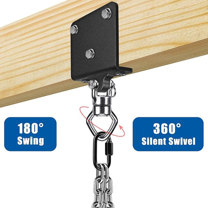 SELEWARE Punching Bag Hanger with Bearings Heavy Bag Beam Mount Hardware 360° Swivel Boxing Bag Hanger I Beam Heavy Bag Hanger Beam Mount Hooks for Hanging Heavy Punching Bag Sandbag 1000 LB Capacity