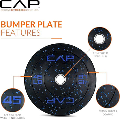 CAP Barbell Rubber Olympic Bumper Plate