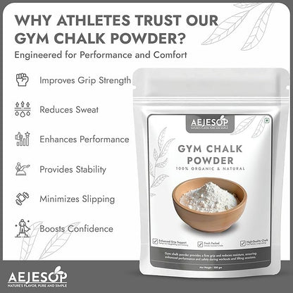 Sports Chalk for Rock Climbing, Weight Lifting, Gymnastics, Tennis & More, 7oz (200g)