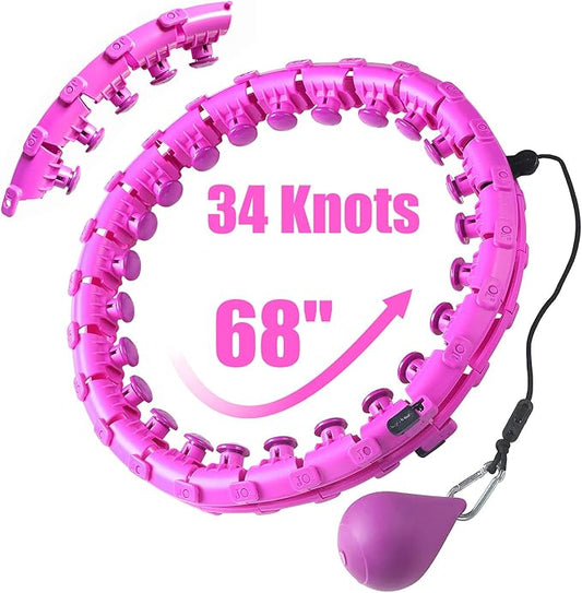 34 Knots Weighted Workout Hoop Plus Size