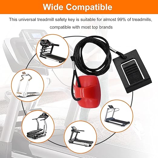 Treadmill Magnet Safety Key for Proform, Image, Weslo, Reebok, Epic, Golds Gym, Freemotion, and Healthrider Treadmills