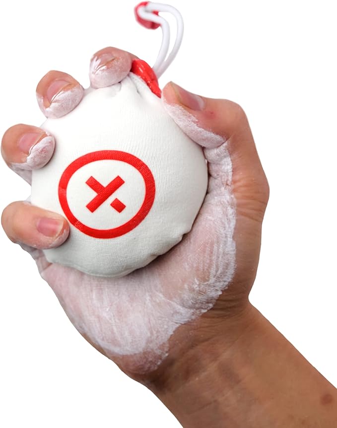 Chalk Sock 2 oz - Premium Refillable Chalk Ball - Made in USA - Performance Grade Grip Enhancer for Weightlifting, Rock Climbing, Gymnastics, Disc Golf and More