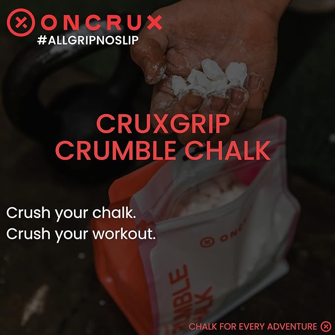 Crumble Chalk - Chunky Rock Climbing Chalk - Professional Hand Chalk for Weightlifting, Crossfit, Powerlifting 11 oz.