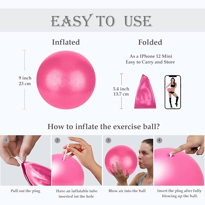 Small Pilates Ball 9 Inch