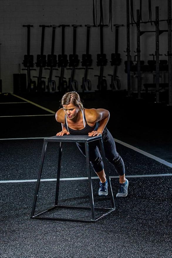 Rage Fitness Steel PlyoBox12-18-24-30Inch High Anti-SlipPlyometric JumpBoxes For Agility