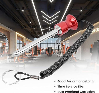 Weight Stack Pin,Universal Magnetic Weight Pin with Pull Rope Strength Training Equipment for Commercial Gym or Home Gym | Pin Insert | Heavy Duty | Health Club Grade Steel Gym Accessories