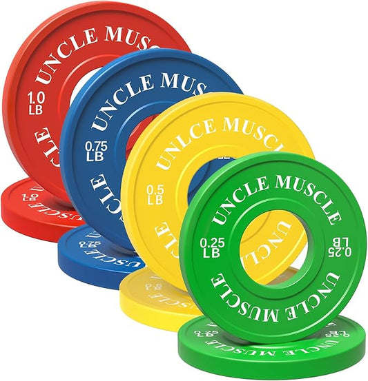 Rubber Change Plates 0.25-0.5 -0.75-1 -1.25-2.5 -5LB Set