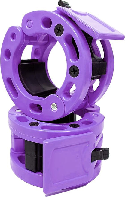 Clout Fitness Olympic Barbell Clamps Collars Quick Release 2 Inch