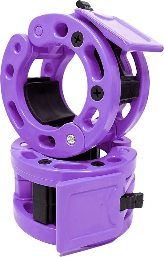 Clout Fitness Olympic Barbell Clamps Collars Quick Release 2 Inch
