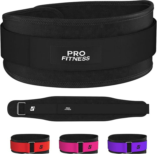 ProFitness Weight Lifting Belt for Women - 4''