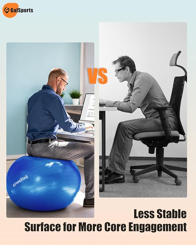 Yoga Ball Exercise Ball for Working Out