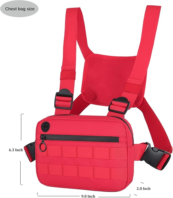 Outdoor Sports Utility Chest Pack，Tactical EDC Chest Bag
