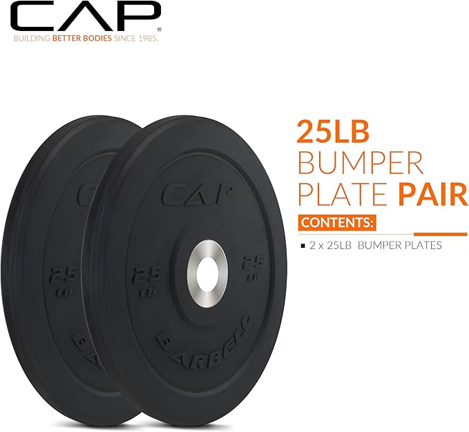 CAP Barbell Rubber Olympic Bumper Plate