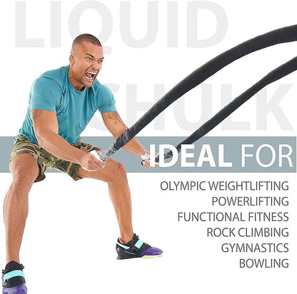 WARM BODY COLD MIND Premium Liquid Chalk for Weight Lifting - Hand Grip for Cross Training, Climbing, Gymnastics, Weightlifting, Powerlifting, Deadlift, Pole Dancing, Sport Gym, Fitness