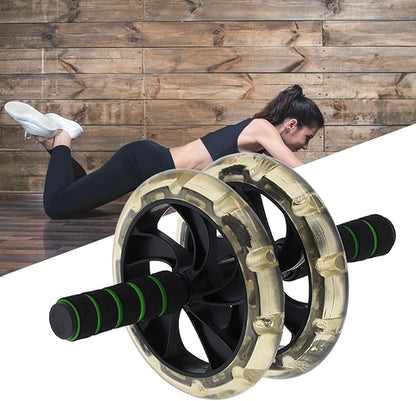 200MM Abdominal Wheel Roller Non‑slip Dual Wheels Exercise