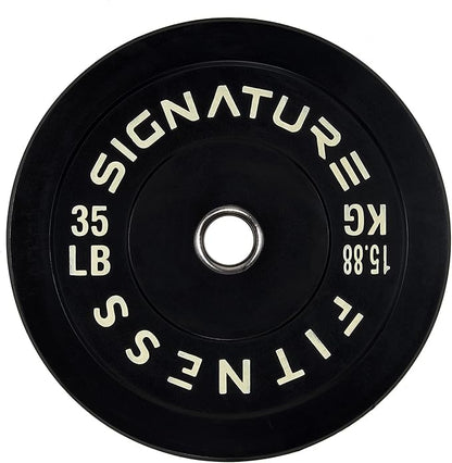 Signature Fitness 2" Olympic Bumper Plate Weight Plates