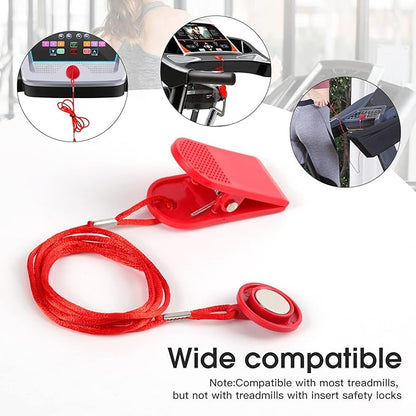 Treadmill Universal Magnet Safety Key Compatible with Most of NordicTrack, Proform, Image, Weslo, Reebok, Epic, Golds Gym, Freemotion, and Healthrider Treadmills